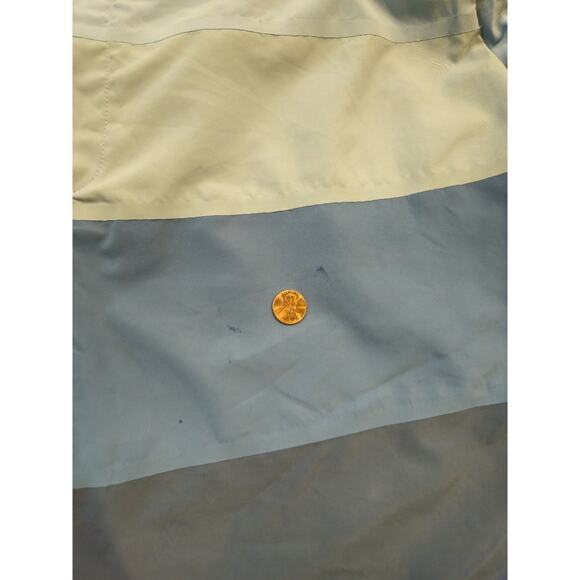 LACOSTE MEN’S MID-LENGTH GRADATED COLORBLOCK SWIMMING TRUNKS SIZE LARGE - Picture 9 of 12